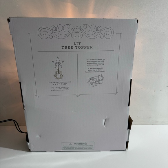 Lit Christmas Tree Topper Target Wondershop - Picture 3 of 4